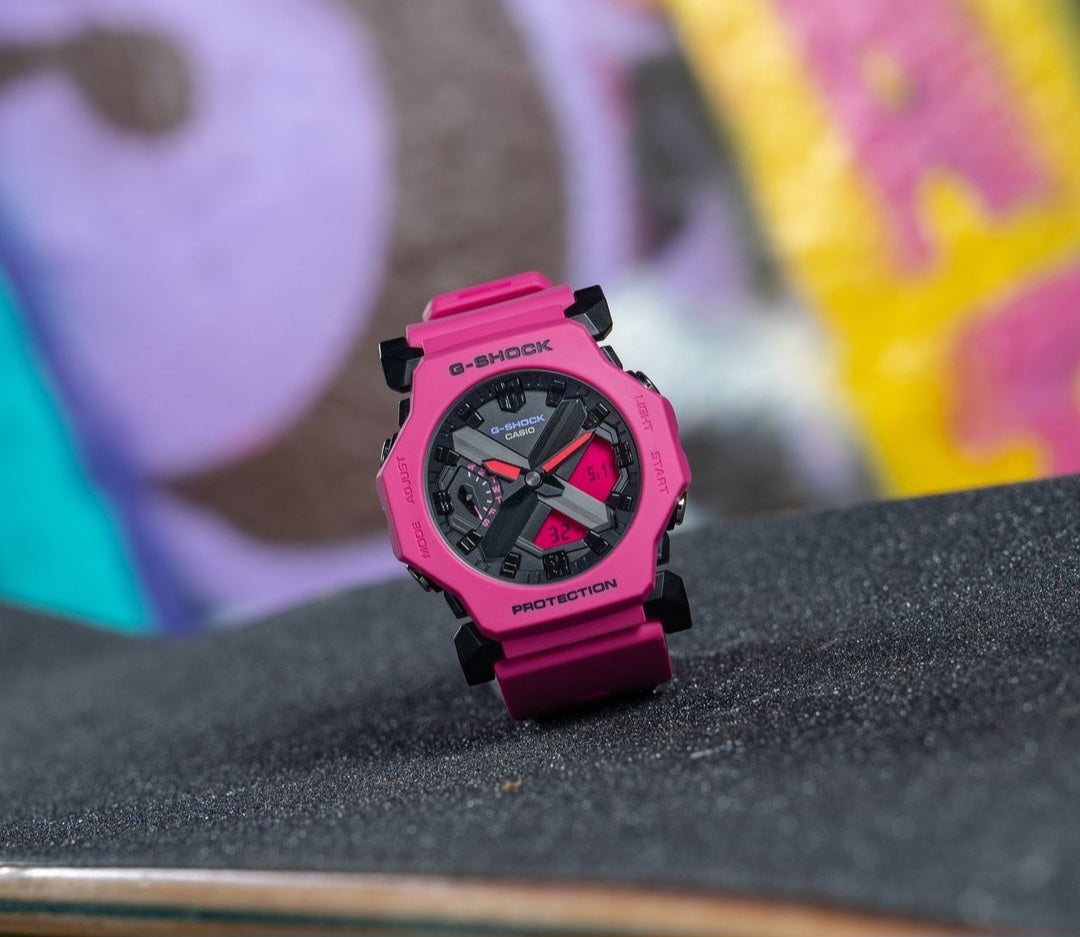 G-shock Gm 2300 Stainless Steel Pink  Watch