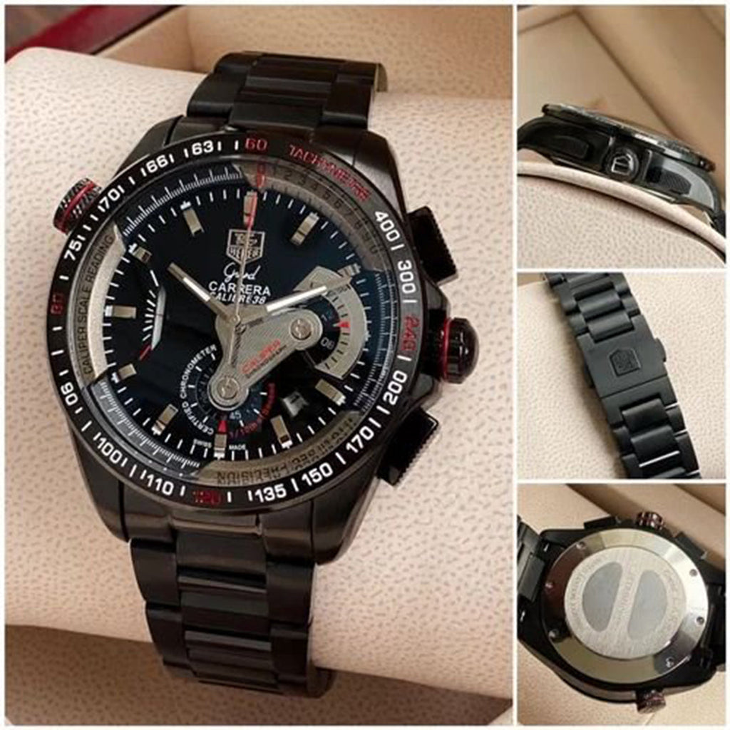 Tagheuer Calibre 36 Black Metal Belt A