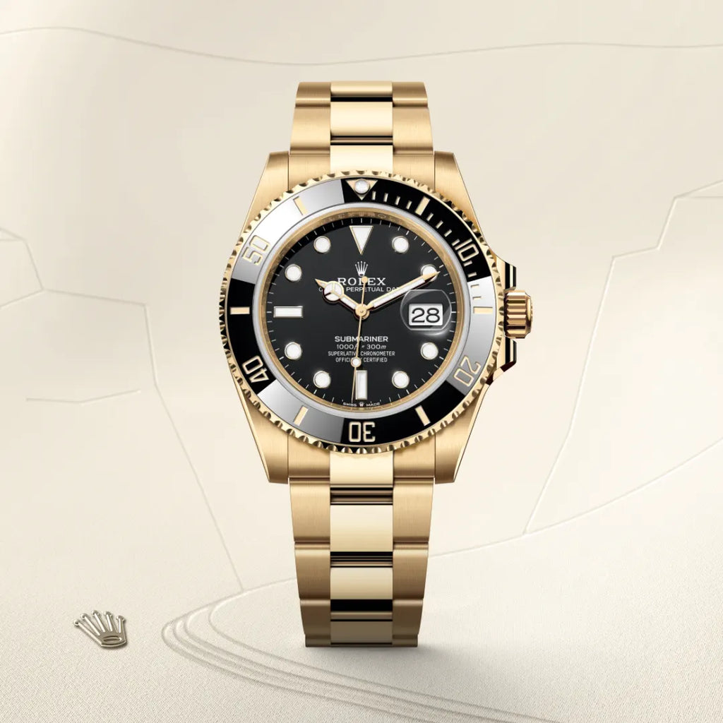 Rolex Submariner Full Gold Metal Watch