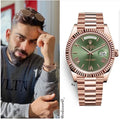 Rolex Day date Rosegold Gold Metal Watch VIRAT KOHLI EDITION