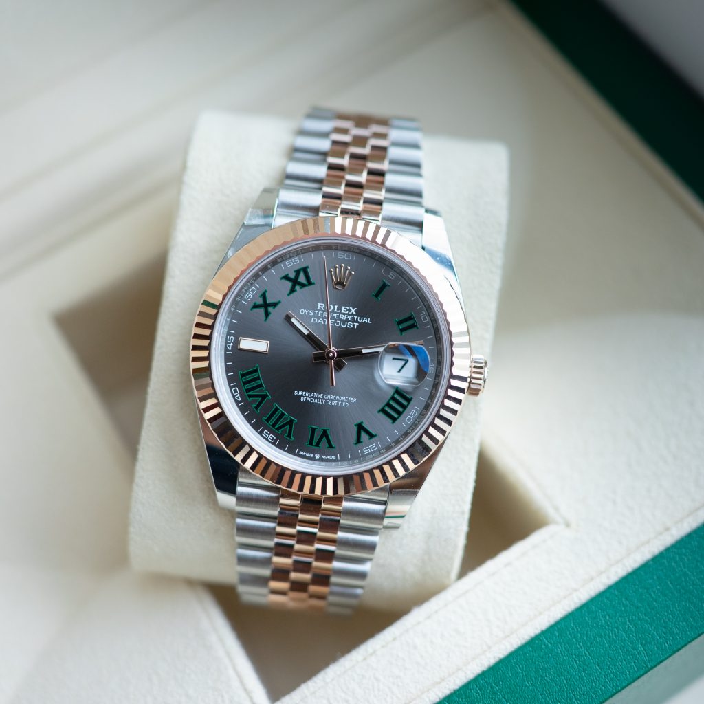 Rolex Datejust Dualtone Grey Dial Metal Watch