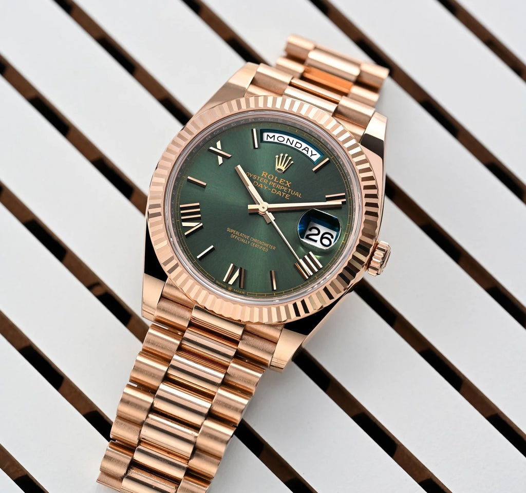 Rolex Day date Rosegold Gold Metal Watch VIRAT KOHLI EDITION
